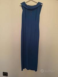 Abito Elegante Blu Donna Tg. 42