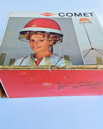 Casco Asciugacapelli Vintage KRUPS COMET Anni '70