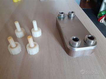 Scambiatore  12 piastre raffreddamento mosto birra