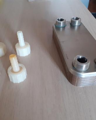 Scambiatore  12 piastre raffreddamento mosto birra