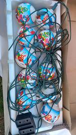 Palline natalizie dei puffi Vintage 