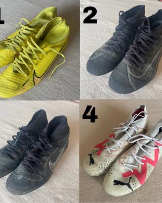 Scarpe Calcio Nike, Adidas, etc. (tg 38/39/40/41)