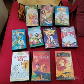 videocassette cartoni animati Disney 