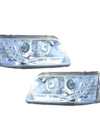 FARI VOLKSWAGEN VW T5 03-09 LUCE DIURNA A LED FOND