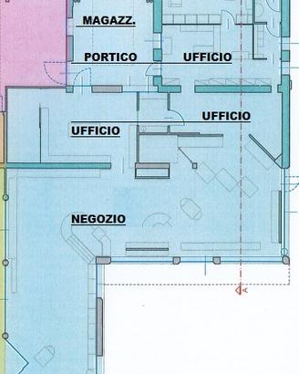 NEGOZIO FRONTE STRADA PLURI VETRINATO CON ACCESSO