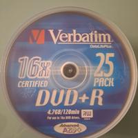 25 Verbatim DVD+R