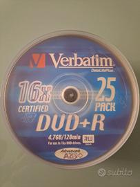 25 Verbatim DVD+R