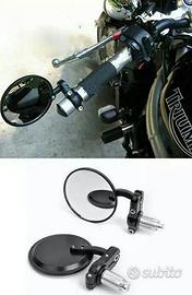 Specchietti barend tondi nero fine manubrio