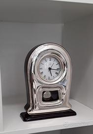 orologio da tavolo in argento 925%o