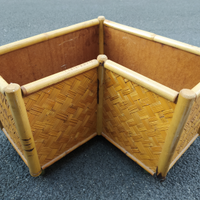 Porta vaso in canna di bambù anni 60