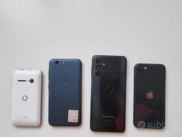 lotto 4 telefoni funzionanti 