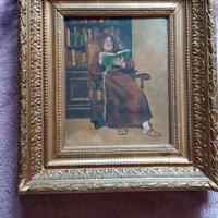 Quadro antico fine 800 firmato prezzo 450 euro