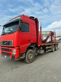 VOLVO FH12 420 PIANALE CON GRU PALFINGER