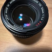 Obiettivo Canon FD 50mm f1.4 SSC