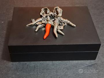 Scatola Corni di Giovanni Raspini con carte poker