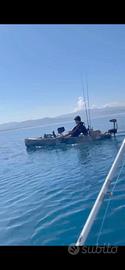 kayak pesca atlantis sampei + motore