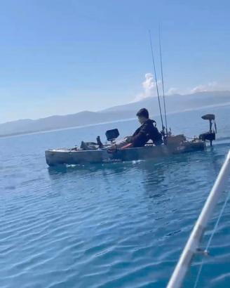 kayak pesca atlantis sampei + motore