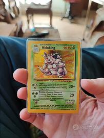 carta Pokémon nidoking olografica