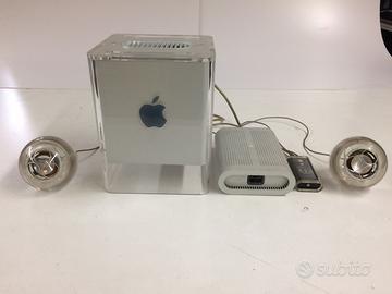 POWER MAC G4 CUBE CON CASSE E ALIMENTATORE
