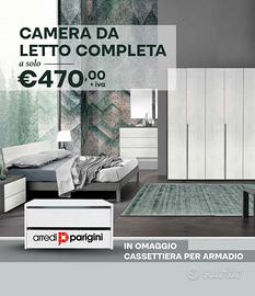 Camera da letto moderna - 3  colori  a scelta - AP