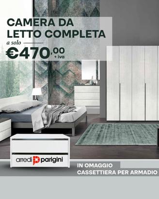 Camera da letto moderna - 3  colori  a scelta - AP