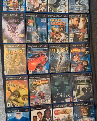 Blocco Videogiochi PS2 + Lego PC