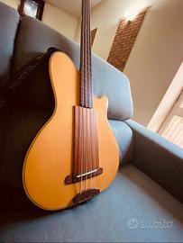 Basso elettro acustico ibanez 1990 fretless