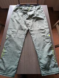 pantaloni in tessuto sintetico uomo Nike XL grigio