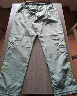 pantaloni in tessuto sintetico uomo Nike XL grigio
