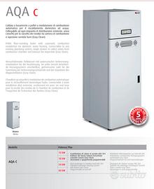 caldaia a pellet ungaro 30 KW modello AQA C