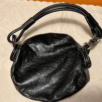 Borsa Pochette in pelle nera  FAY