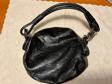 Borsa Pochette in pelle nera  FAY