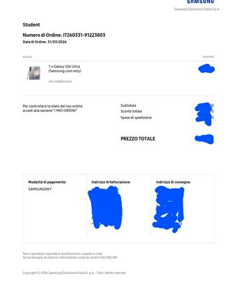 samsung galaxy s26 1tb silver shadow SIGILLATO