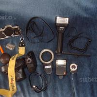 Pentax mx con corredo completo