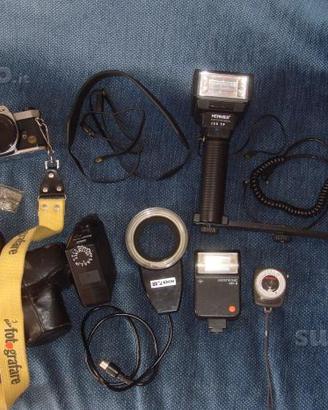 Pentax mx con corredo completo