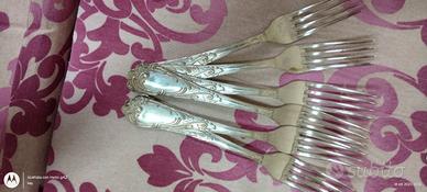 set posate placcate argento 