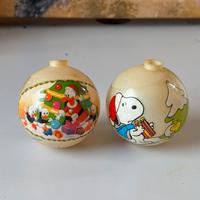 Palle di natale del 1958 Snoopy e Paperino