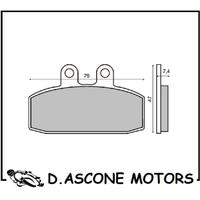 Coppia pastiglie freno organiche anteriori Honda B