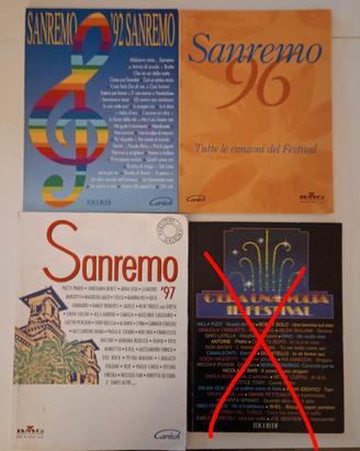 Lotto 3 spartiti di Sanremo 