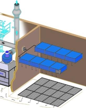 Estrattore depuratore aria per verniciatura POLIN
