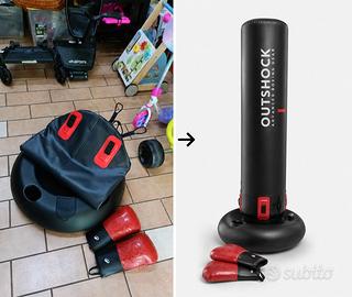 Sacco da Boxe autoportante con Guanti 