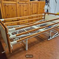 LETTO LETTINO CON ALZATA E SBARRE ANTICADUTA