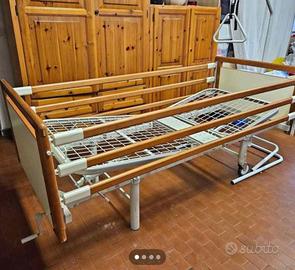 LETTO LETTINO CON ALZATA E SBARRE ANTICADUTA