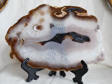 Fetta agata naturale dal Brasile