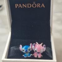 Charm Pandora Stitch Blu e Rosa Disney 