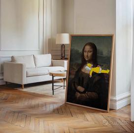 Quadro opera Lacrymal-Simpson Maserpiece Gioconda