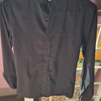 camicia taglia S collo coreana maniche lunghe