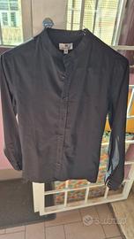 camicia taglia S collo coreana maniche lunghe
