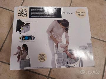 Seggiolino Alzasedia Pieghevole e Borsa Kids Zone 
