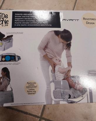 Seggiolino Alzasedia Pieghevole e Borsa Kids Zone 